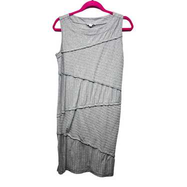 Neon Buddha Ribbed Gray Sleeveless Women's Cotton 