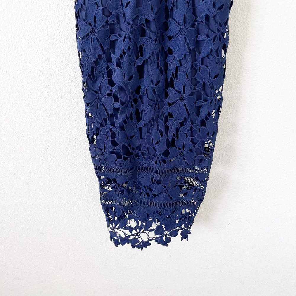 ASTR The Label Navy Blue Lace Bodycon Dress - image 5