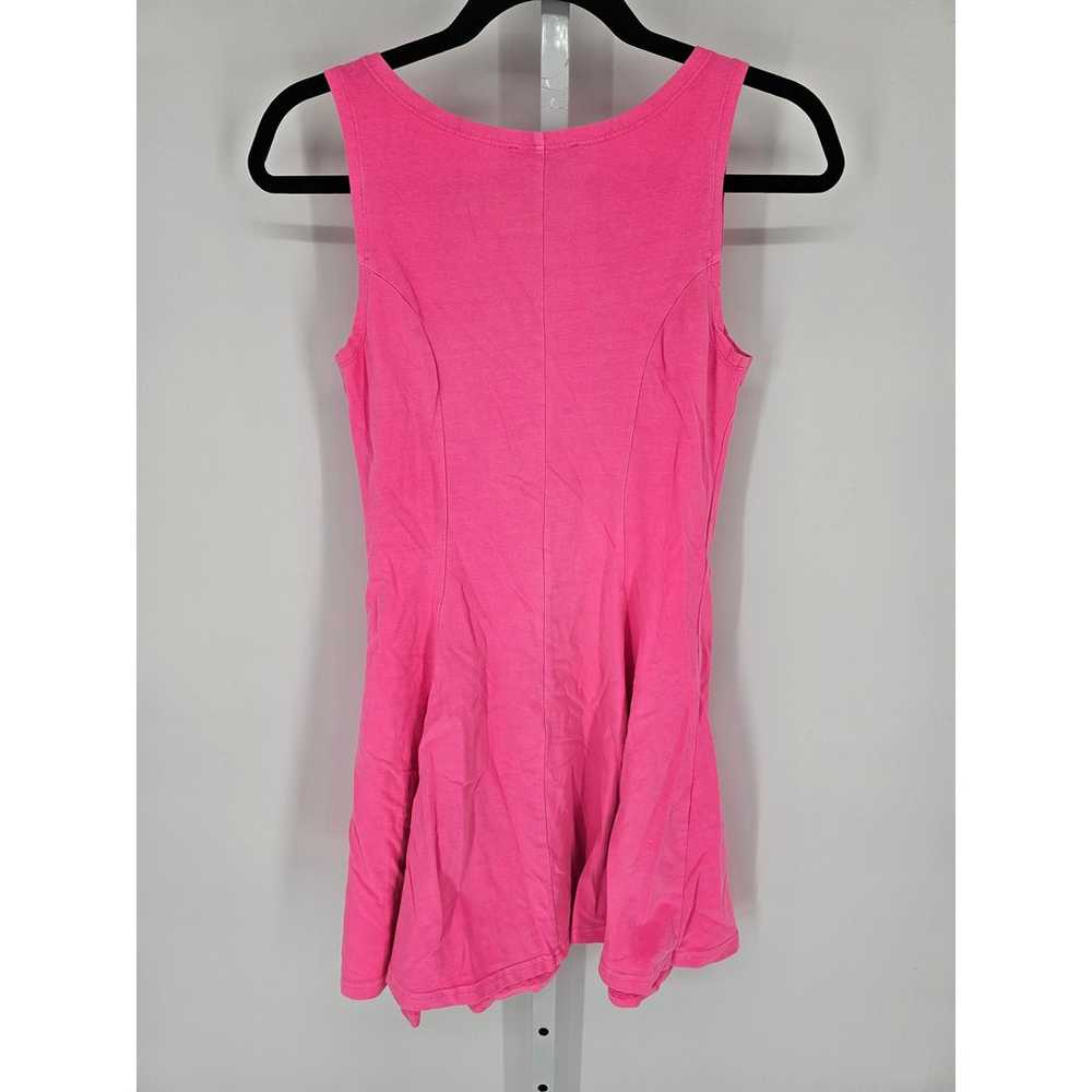 FOREVER 21 Women's Bright Pink Sleeveless Round N… - image 4