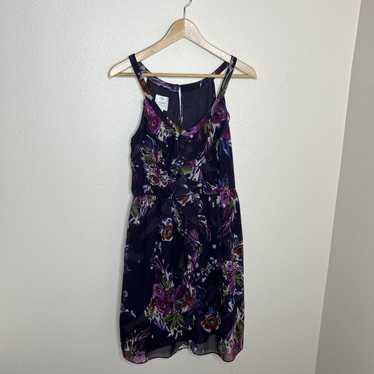 Suzy Chin for Maggy Boutique Purple Floral Dress 8