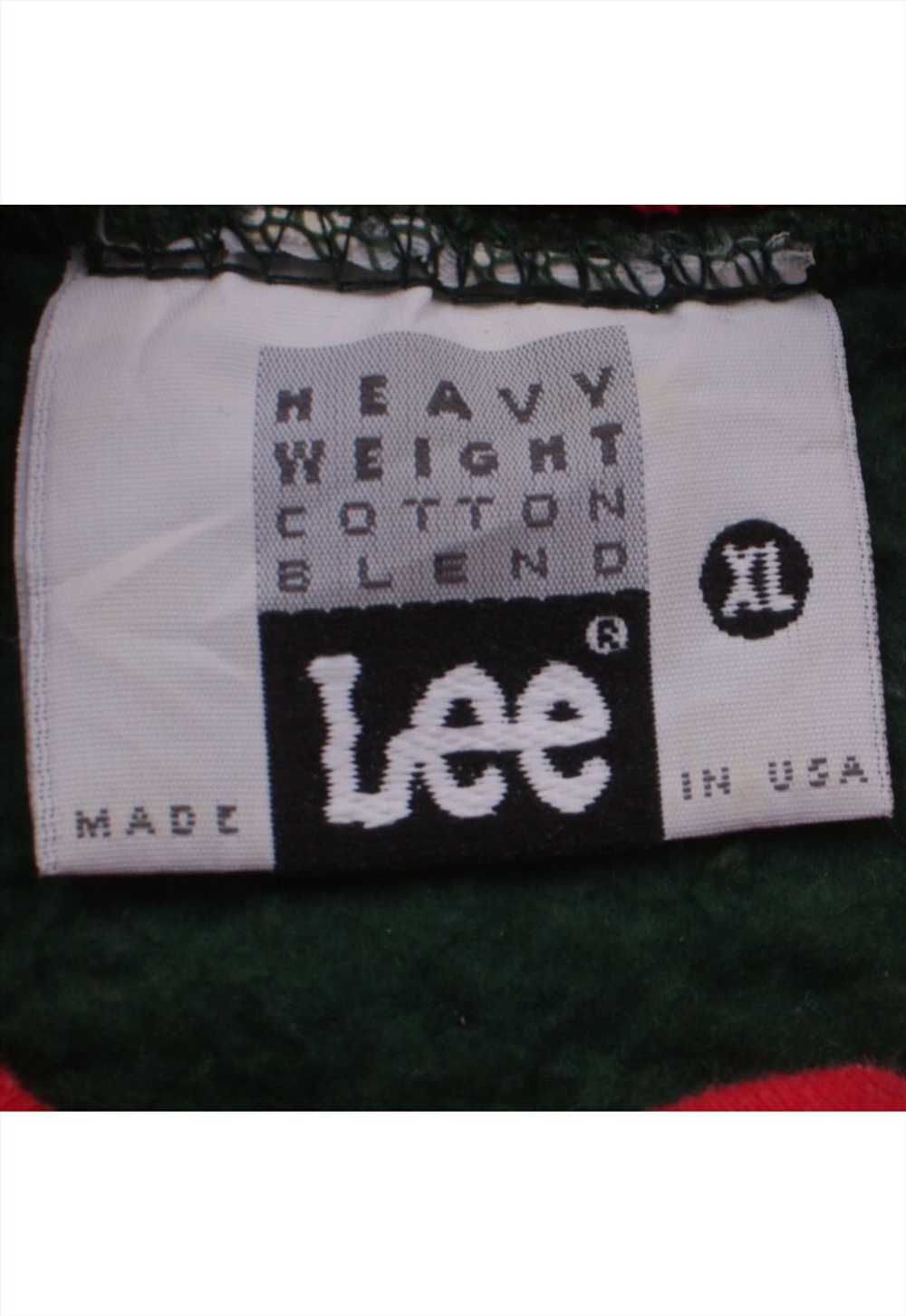 Vintage 90's Lee Sweatshirt Heavyweight Crew Neck… - image 4