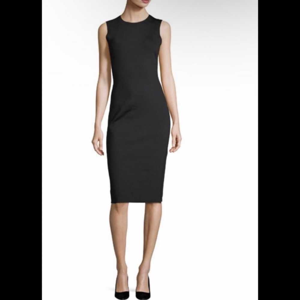 NWOT Beautiful black crew neck sleeveless sheath … - image 3