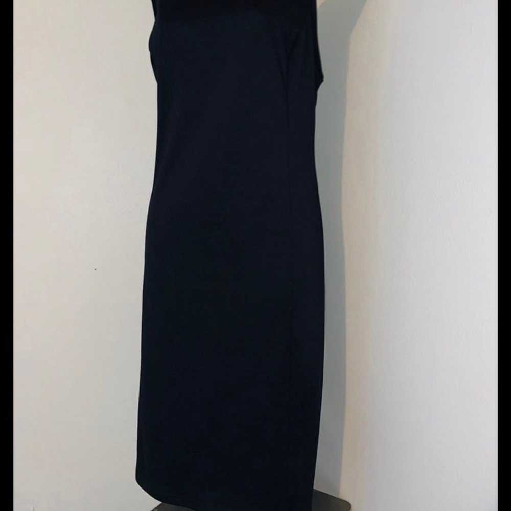 NWOT Beautiful black crew neck sleeveless sheath … - image 5