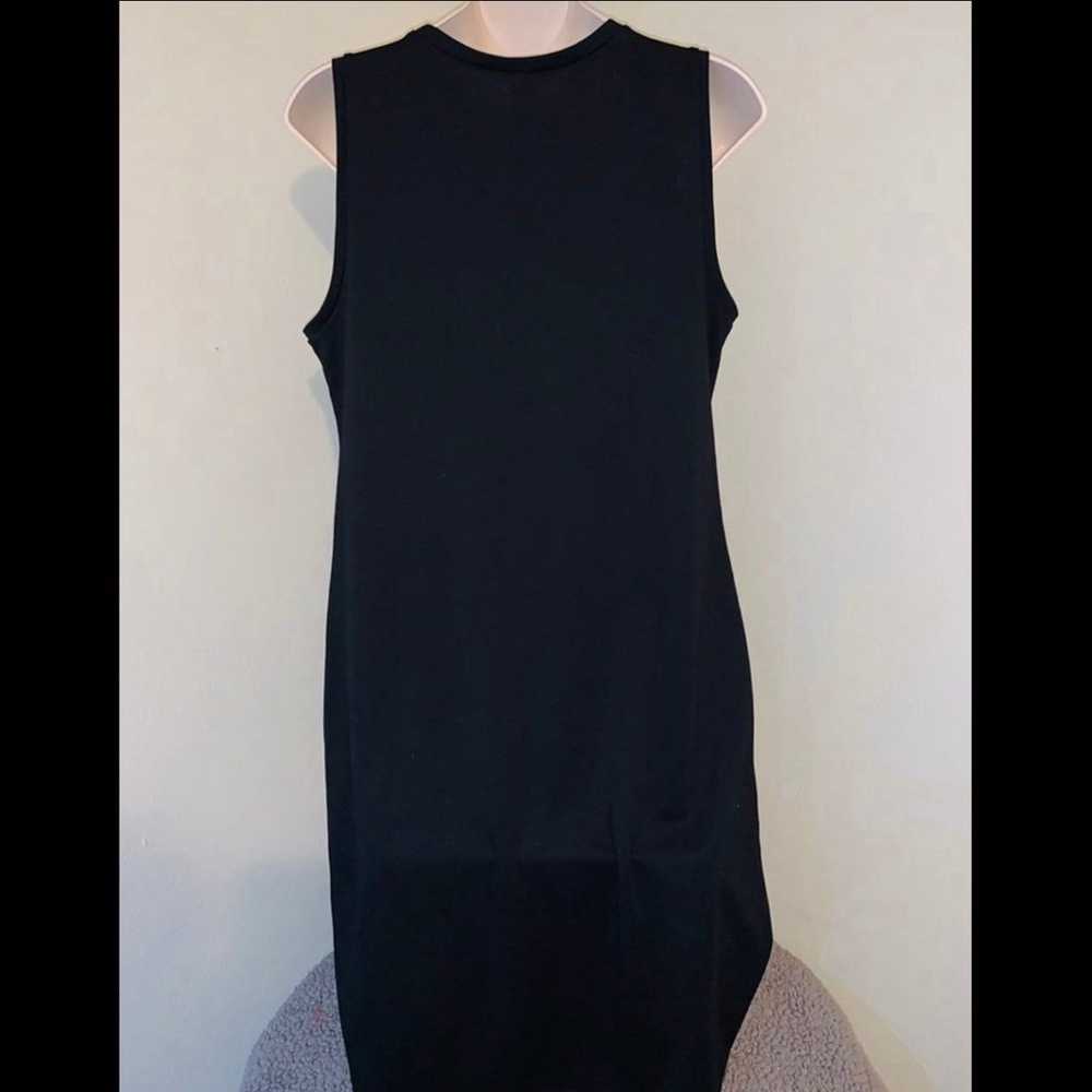 NWOT Beautiful black crew neck sleeveless sheath … - image 7