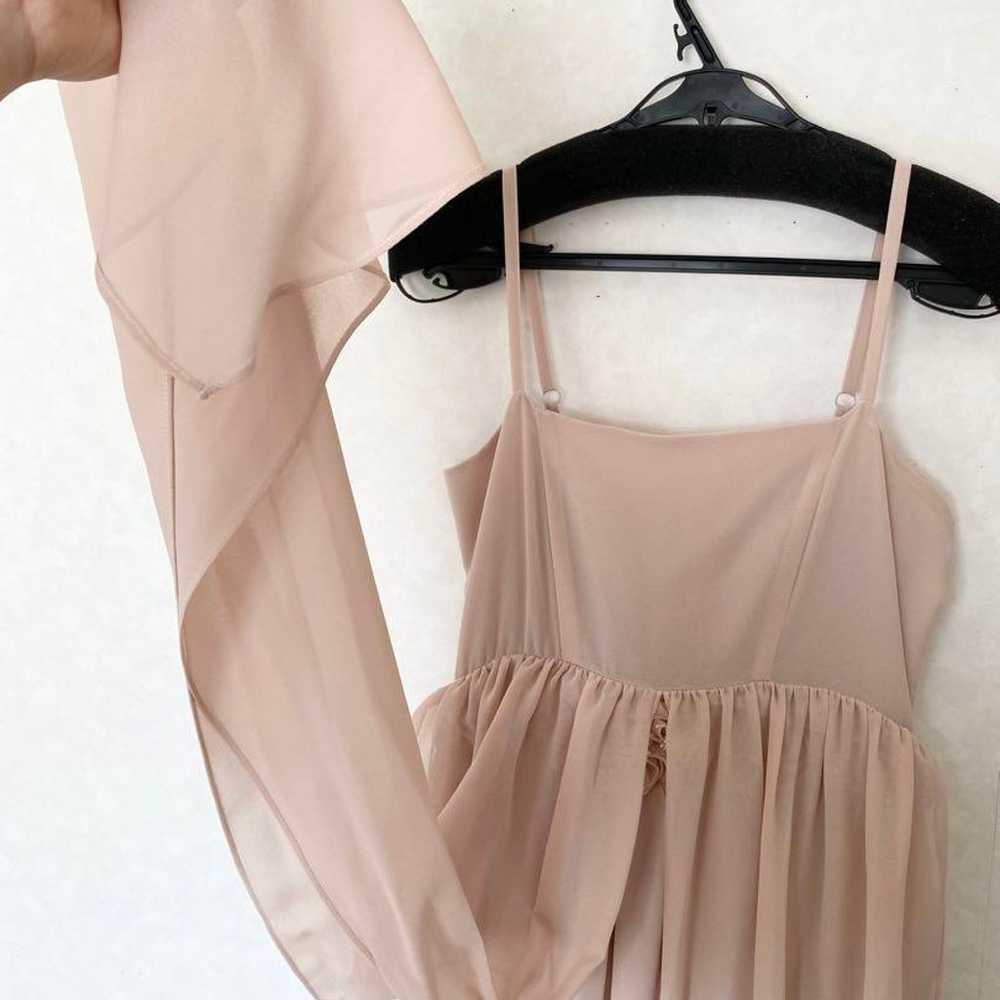 Party dress in pink beige. - image 3