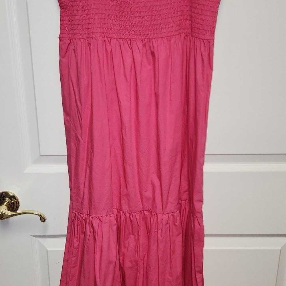 Hot Pink Maxi Dress L - image 4