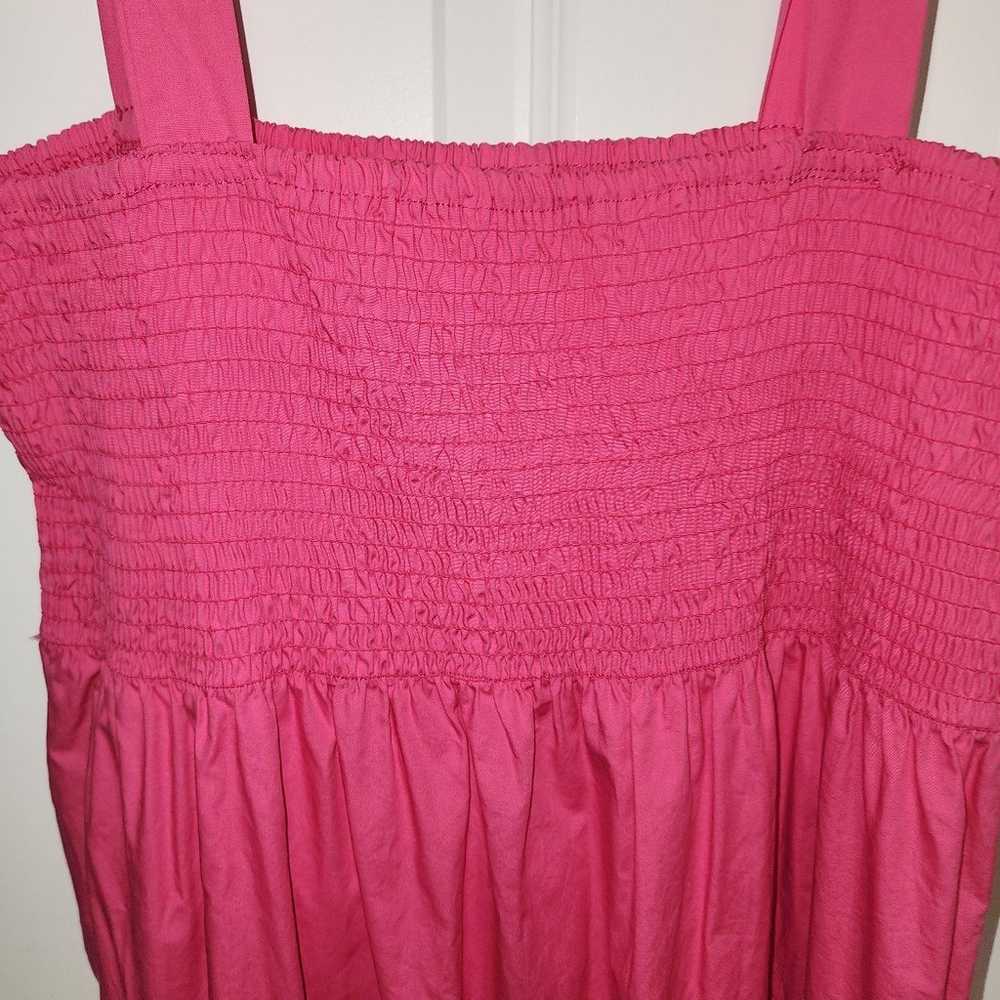 Hot Pink Maxi Dress L - image 6