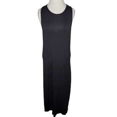 Gap Black Twist Racerback Maxi Tank Dress Size XL - image 1