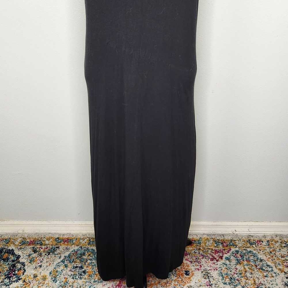 Gap Black Twist Racerback Maxi Tank Dress Size XL - image 3