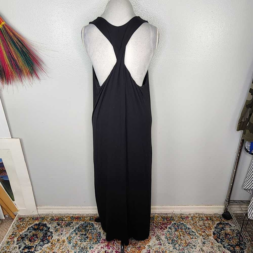 Gap Black Twist Racerback Maxi Tank Dress Size XL - image 5