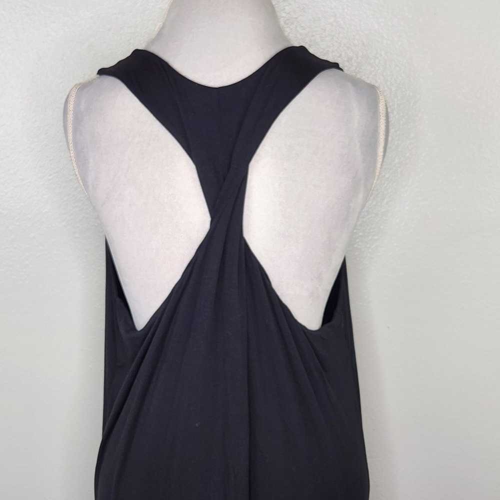 Gap Black Twist Racerback Maxi Tank Dress Size XL - image 6