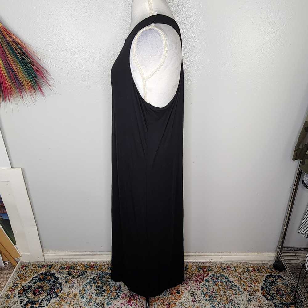 Gap Black Twist Racerback Maxi Tank Dress Size XL - image 8