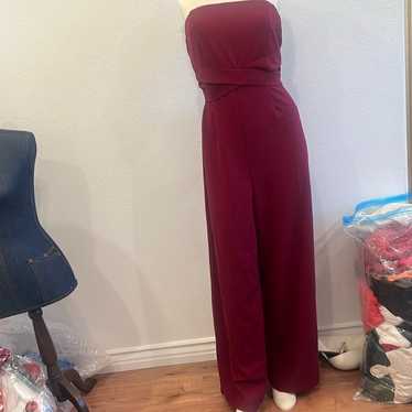 Forever 21 red jumpsuit