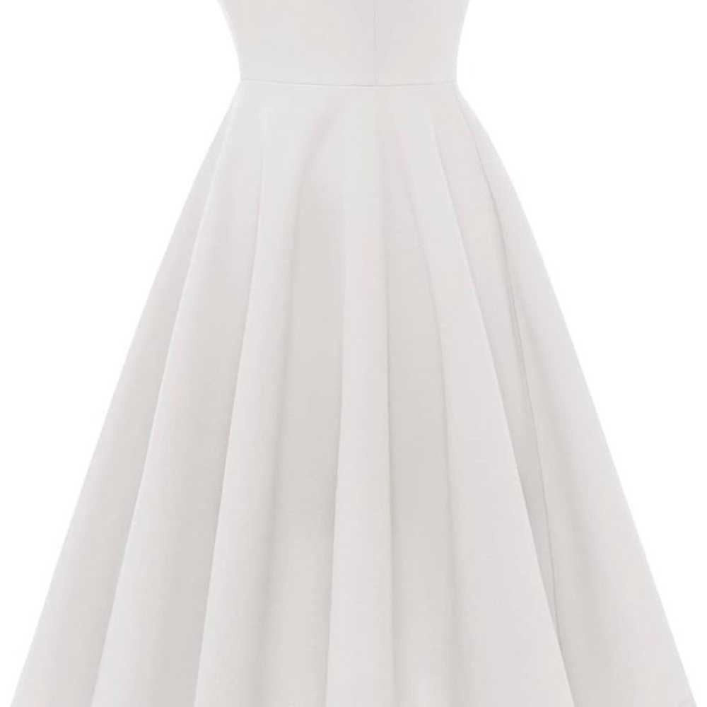 White High-Low Dress - image 3