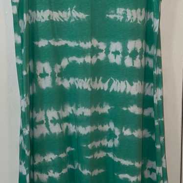 Jones New York Sport green and white tie-dye prin… - image 1