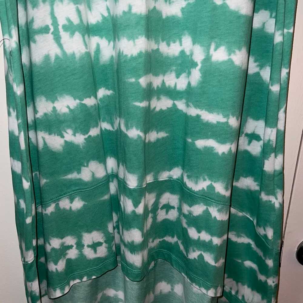 Jones New York Sport green and white tie-dye prin… - image 2