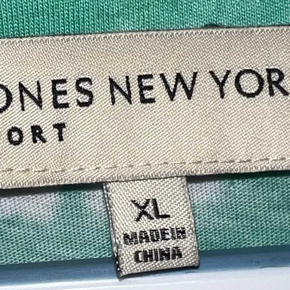 Jones New York Sport green and white tie-dye prin… - image 5