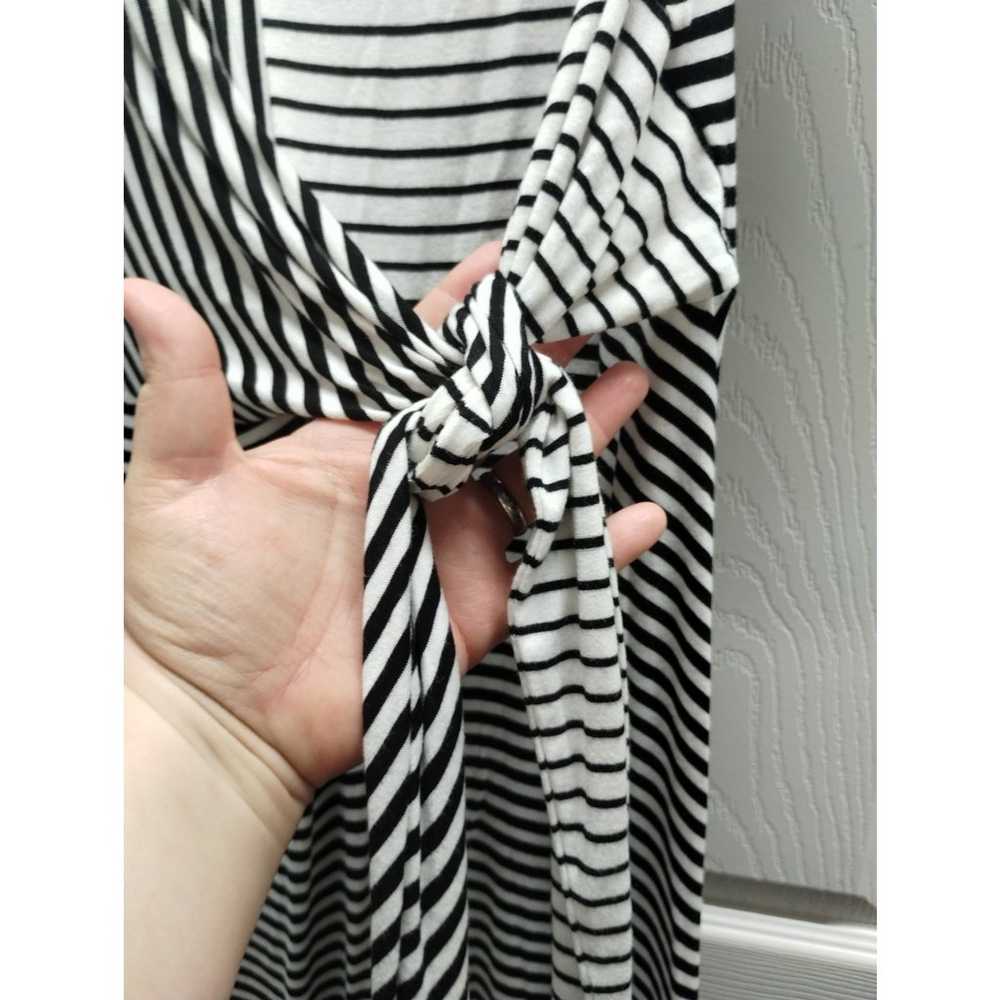 Lane Bryant Womens Size 14/16 Black White Striped… - image 3