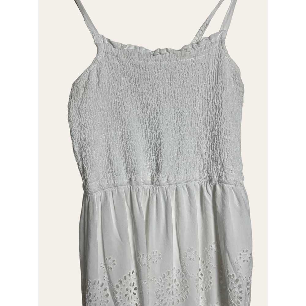 Jessica Simpson White Eyelet Smocked Sleeveless M… - image 5