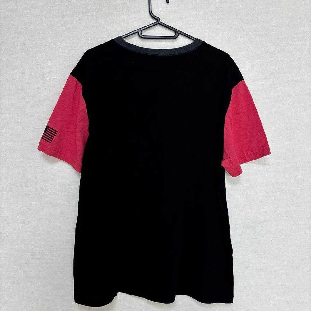 《Disney》USED Mickey Print Two-tone T-shirt - image 4