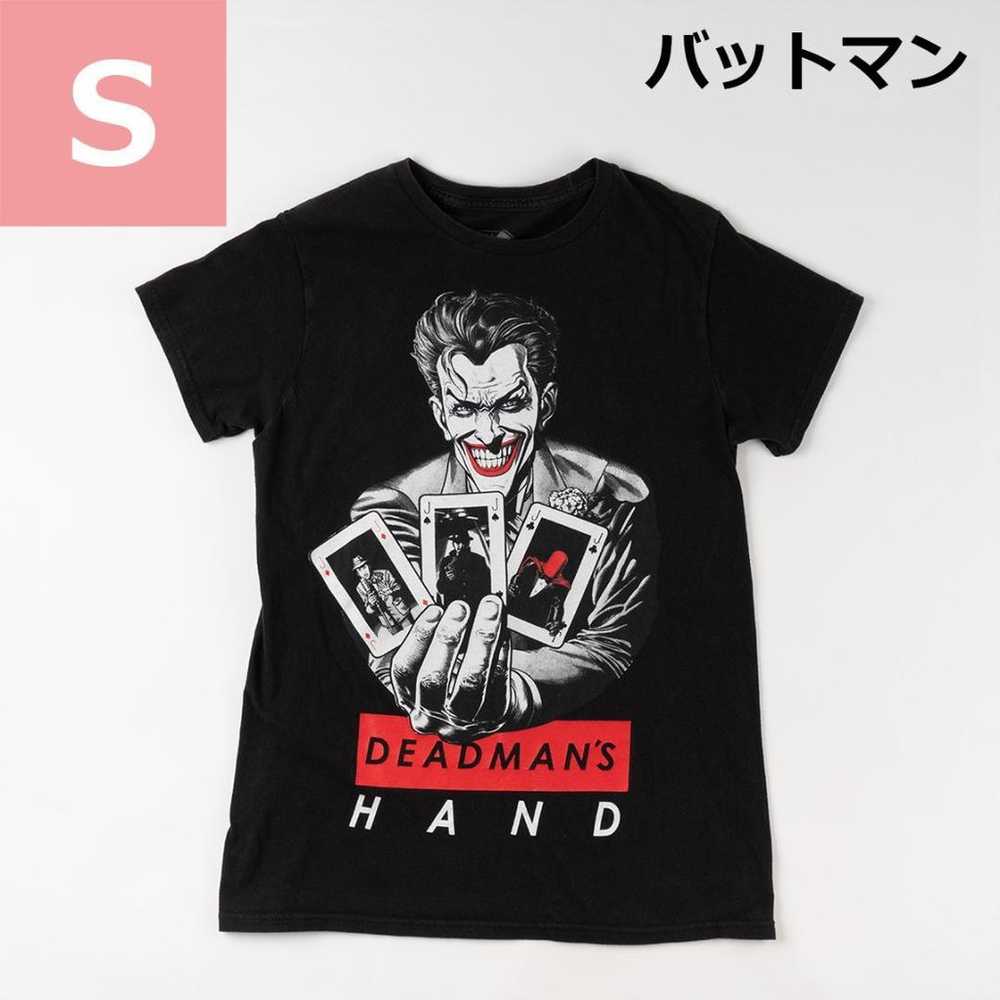 "BATMAN" Joker T-shirt Black S - image 1