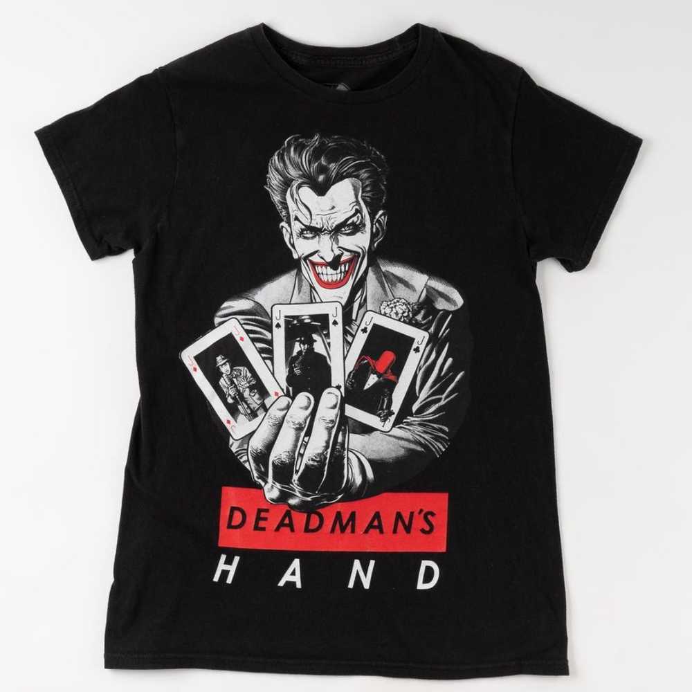 "BATMAN" Joker T-shirt Black S - image 2