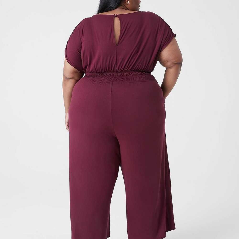 Lane Bryant Triple Elastic-Waist Jumpsuit - image 2