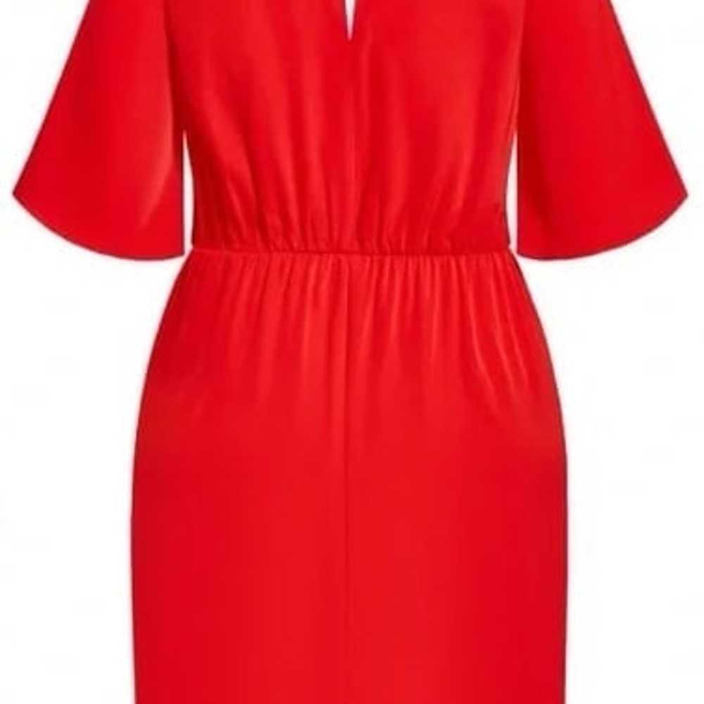 City Chic Red Tie Dress - image 3