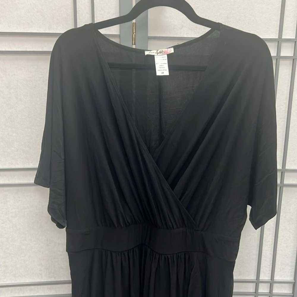 Love squared Short Sleeve High Low V-Neck dress i… - image 4