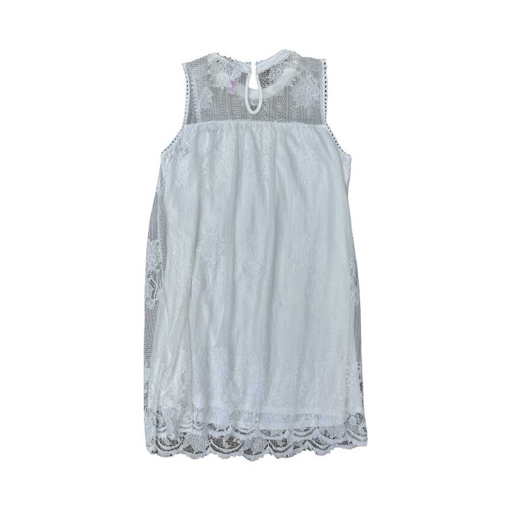 No Boundaries White Lace Sleeveless Dress - image 5