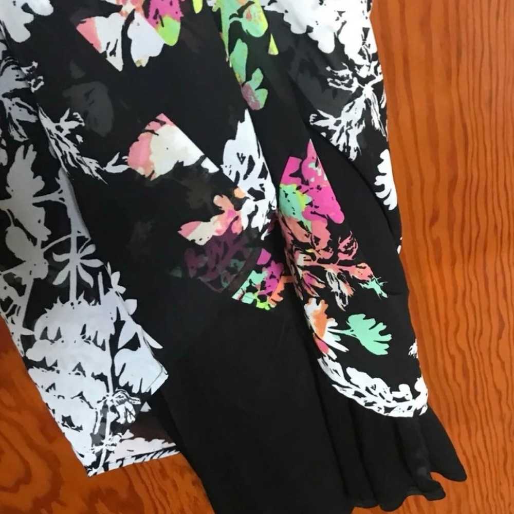 Lane Bryant Black Flutter Sleeve Maxi Dress 22/24 - image 5