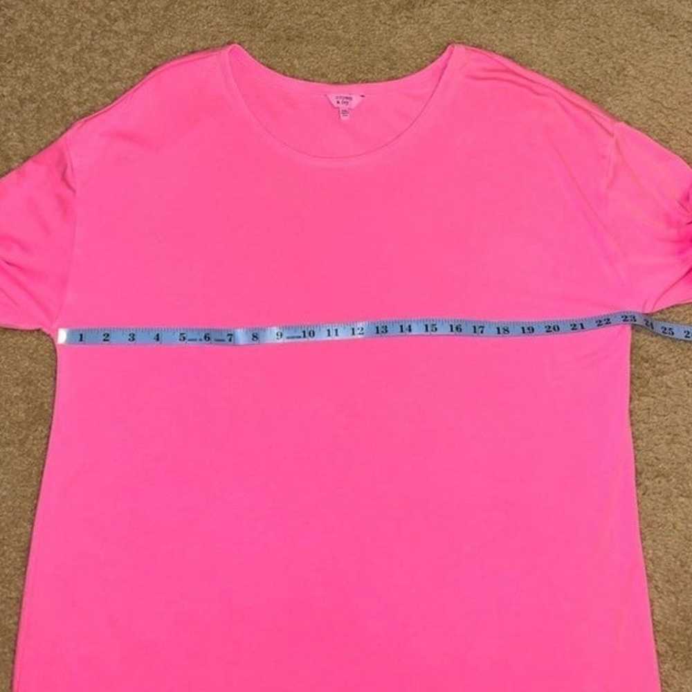 NWOT Crown & Ivy Neon Pink Hello Spring Dress - image 10