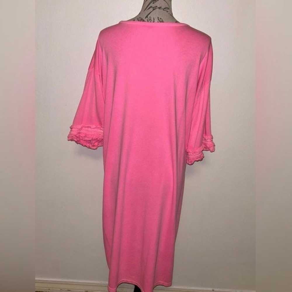 NWOT Crown & Ivy Neon Pink Hello Spring Dress - image 8