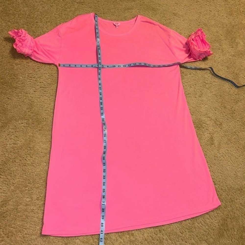 NWOT Crown & Ivy Neon Pink Hello Spring Dress - image 9