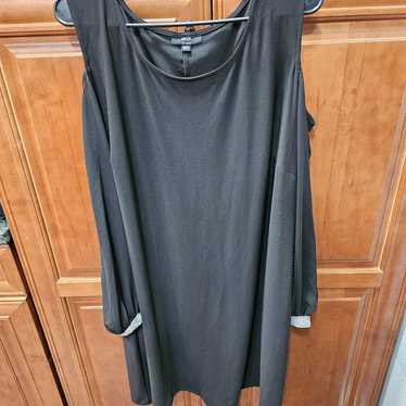 Boutique Black Cold Shoulder Dress #247