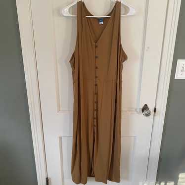 Old Navy ribbed midi dress