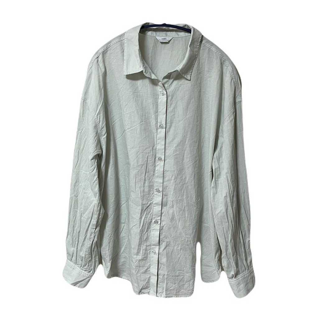 Coen COEN Women's Oversized Long Sleeve Shirt, Si… - image 1