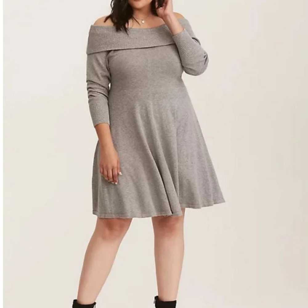 Torrid Black Sweater dress - image 1