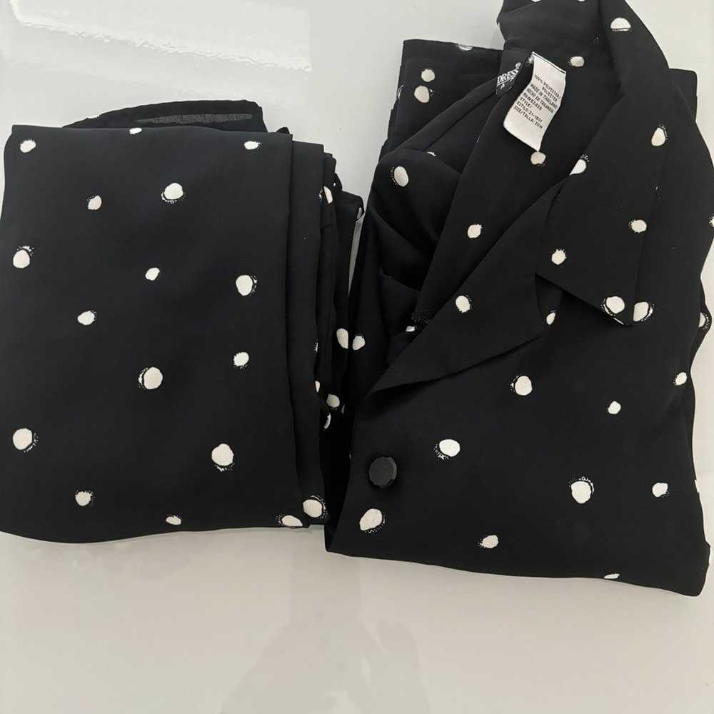 Sag Harbor Woman 2 Pc. Polka Dot Dress with Match… - image 1