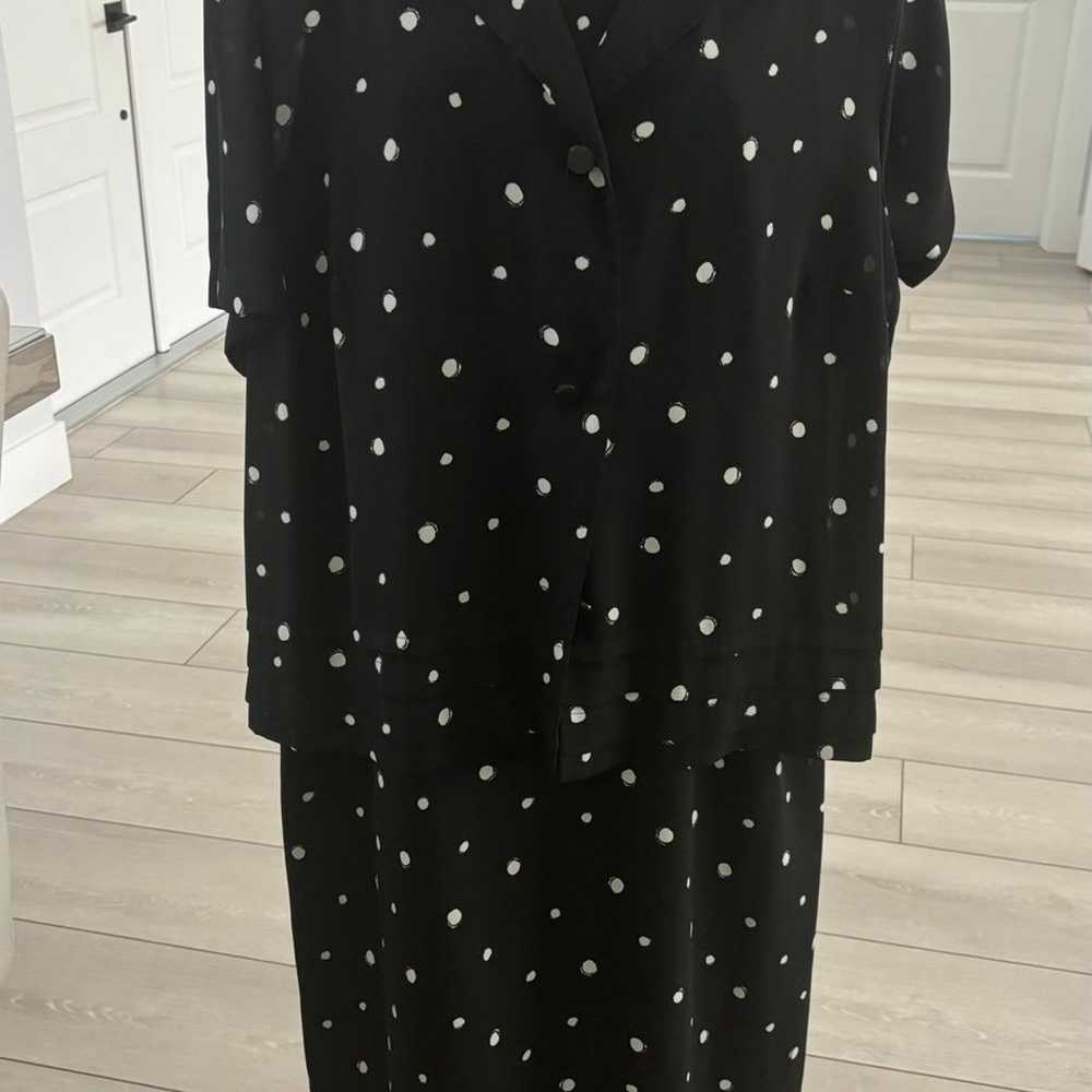 Sag Harbor Woman 2 Pc. Polka Dot Dress with Match… - image 5