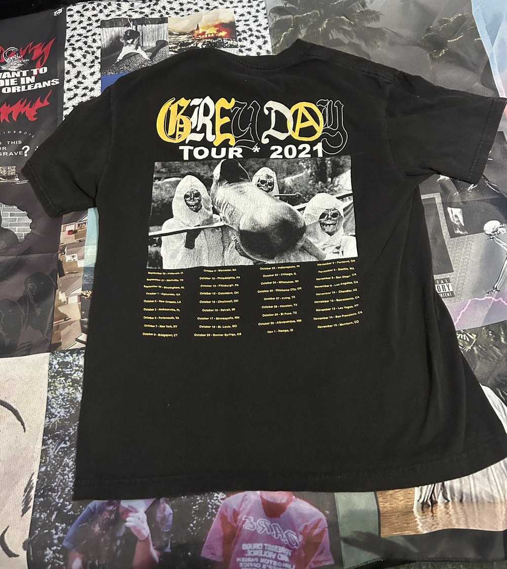 G59 Records Grey day 2021 tour tee - image 2