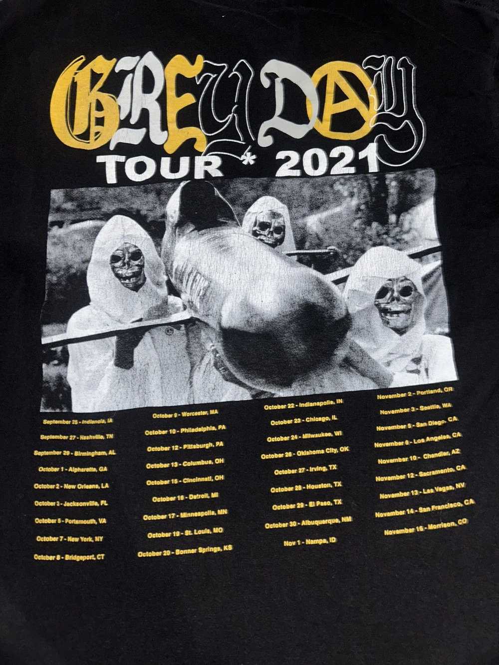 G59 Records Grey day 2021 tour tee - image 3