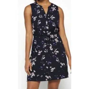 41 HAWTHORN 2X plus navy blue floral elastic wais… - image 1