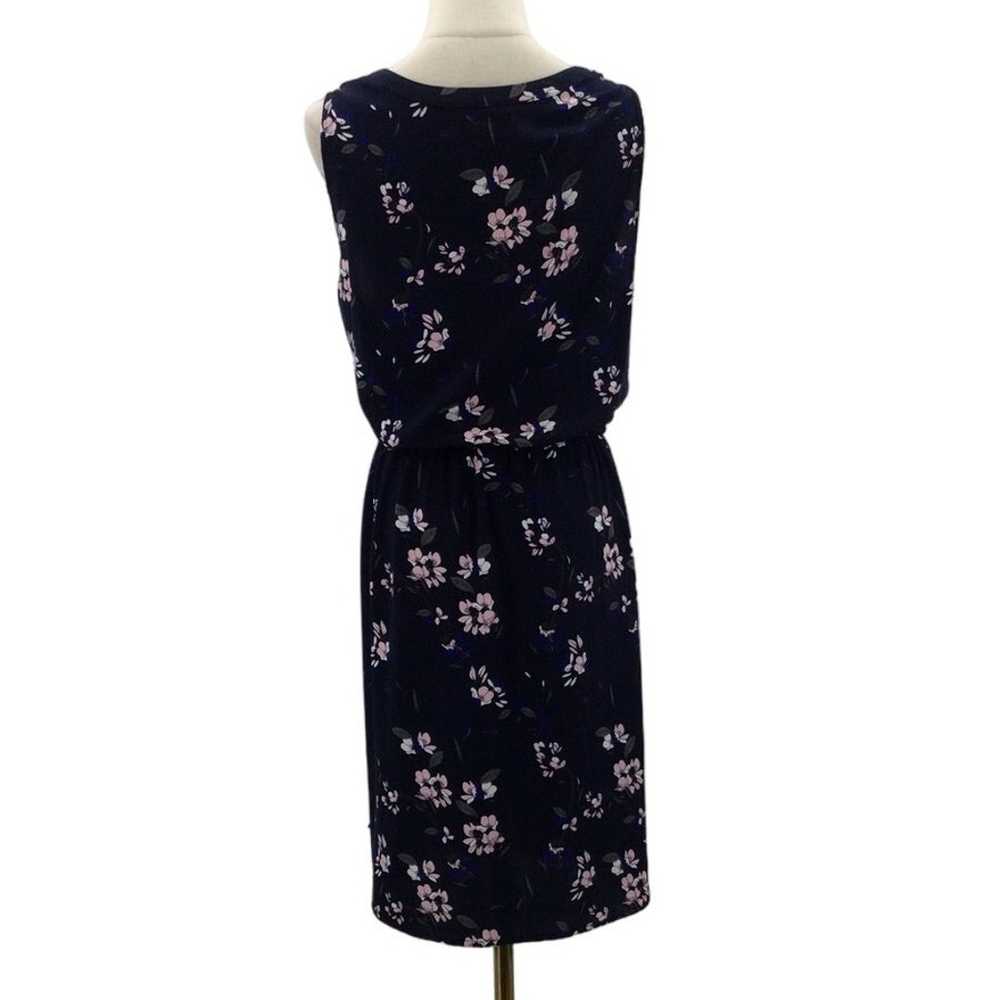 41 HAWTHORN 2X plus navy blue floral elastic wais… - image 3