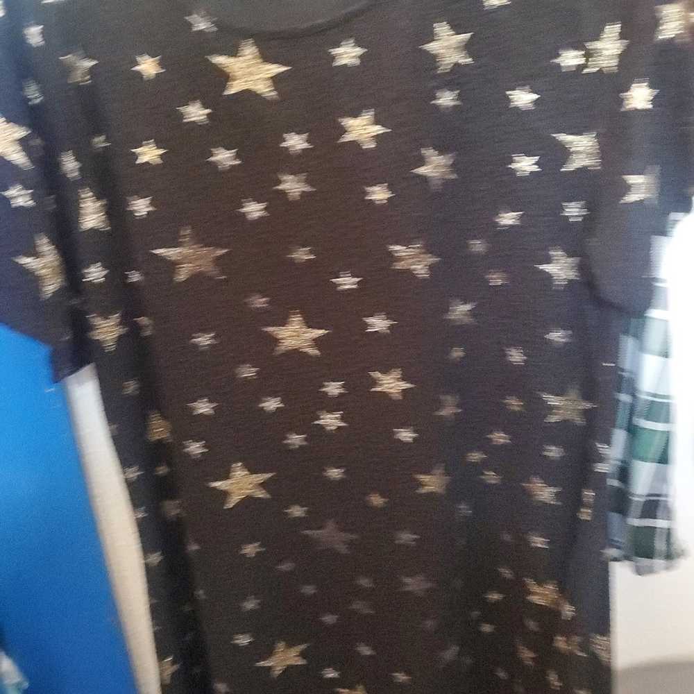 2x black hold star dress plus size - image 3