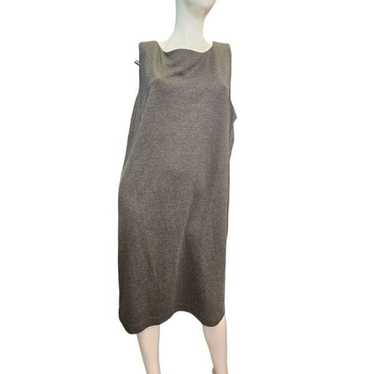 Julian Taylor Gray Sleeveless Shift Dress Size 20W - image 1