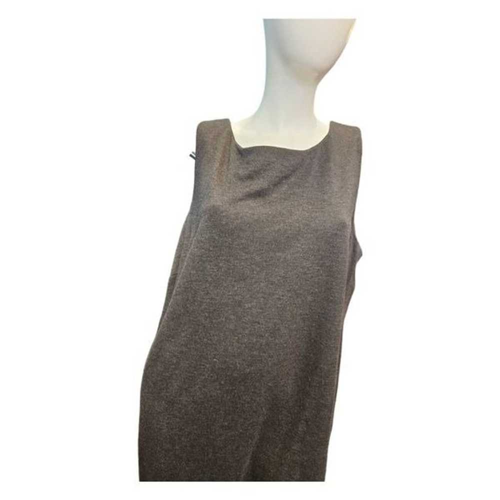 Julian Taylor Gray Sleeveless Shift Dress Size 20W - image 3