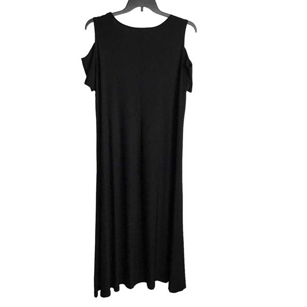 Attitudes by Renee Size 1XP Black Maxi Dress Cold… - image 2