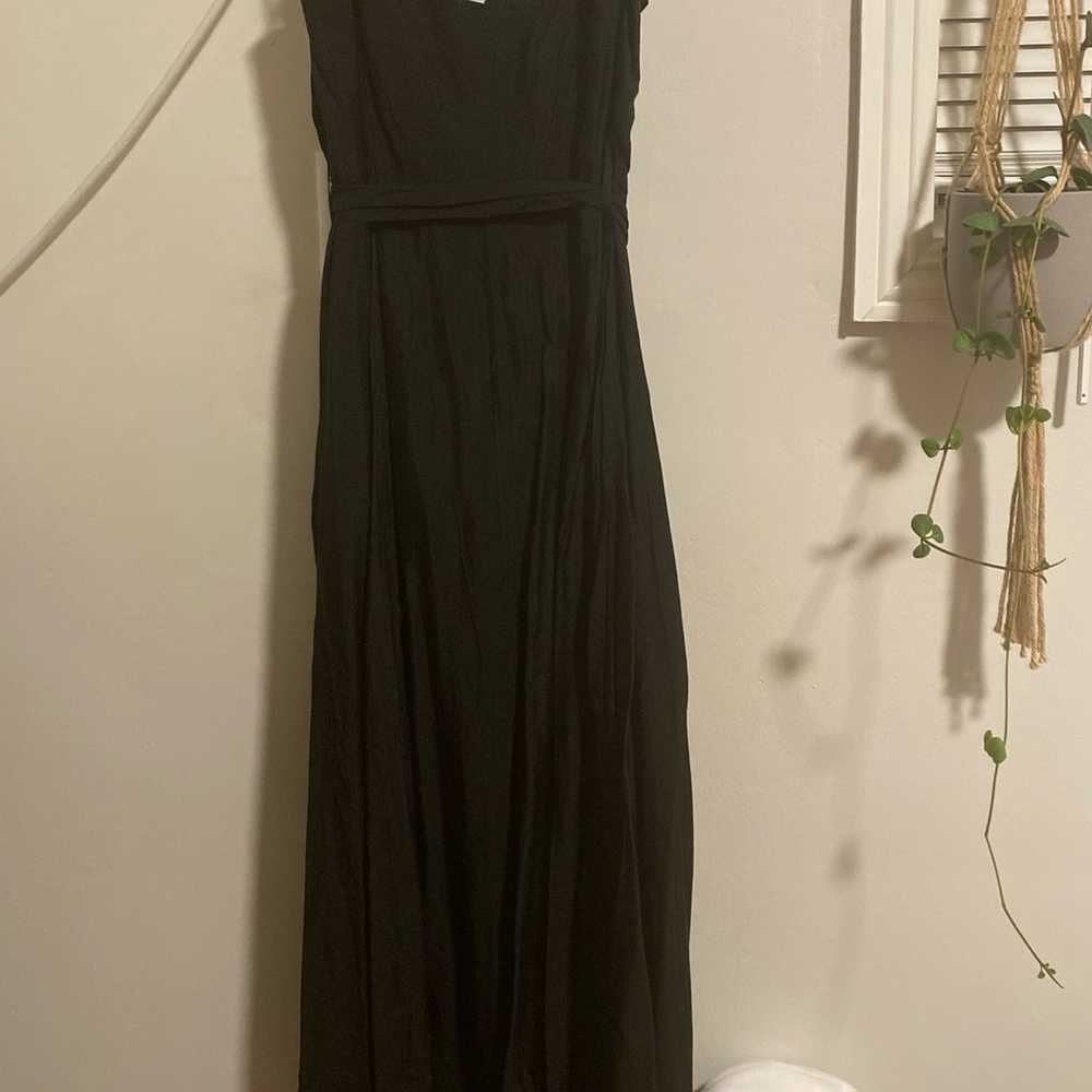 Aqua maxi black dress - image 5