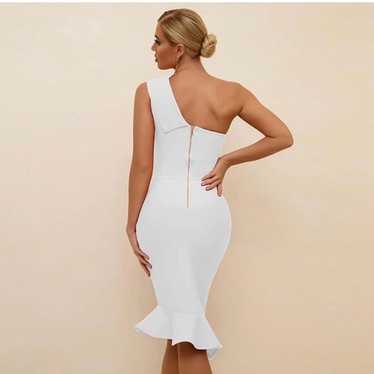 One Shoulder Bodycon Bandage Dress